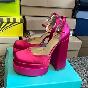 Pink Platform Heels